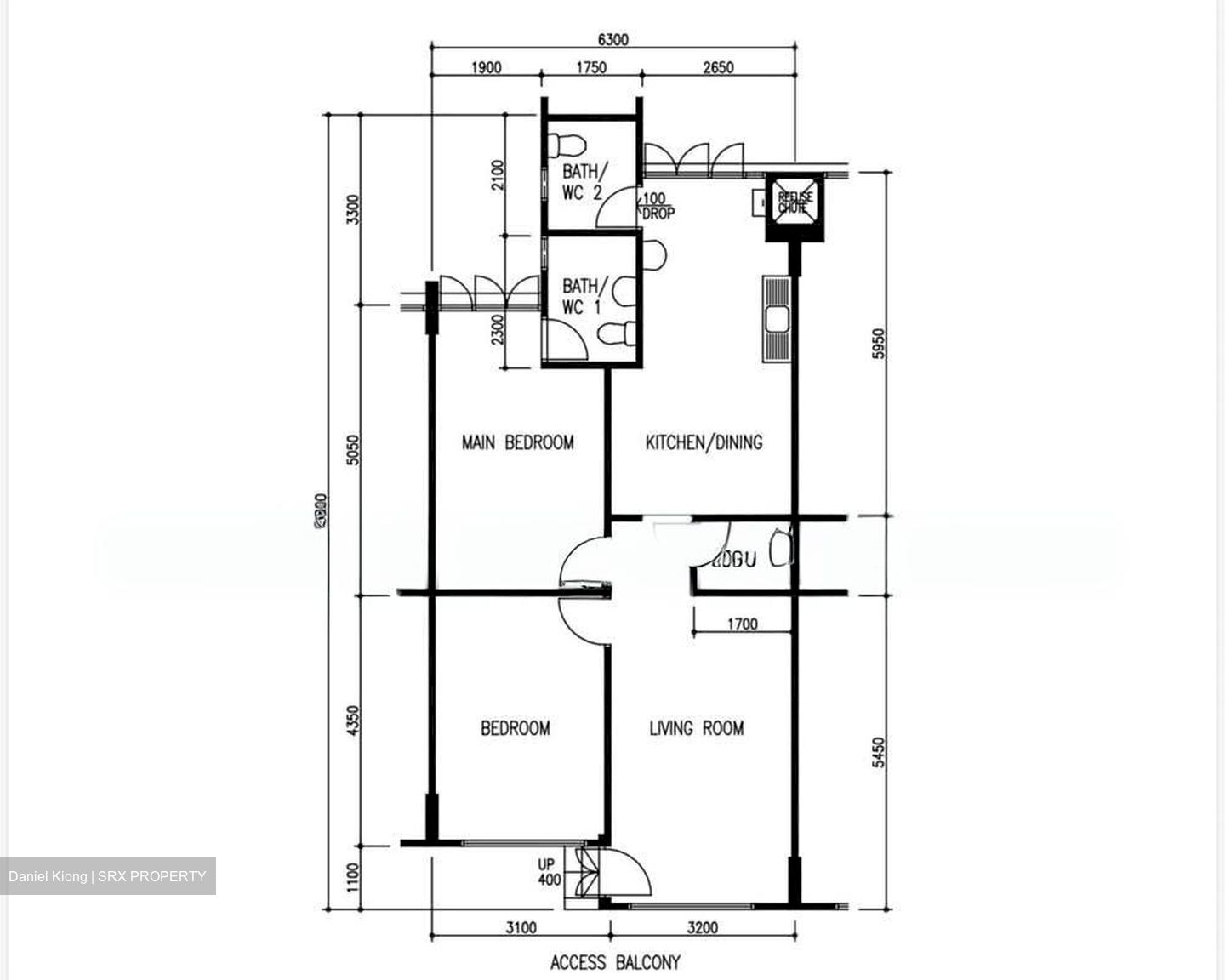 Blk 615 Yishun Ring Road (Yishun), HDB 3 Rooms #600302211